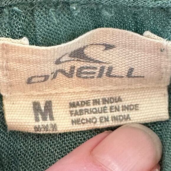 O'Neill Indica Floral Short Romper Green Size Medium - Picture 9 of 10